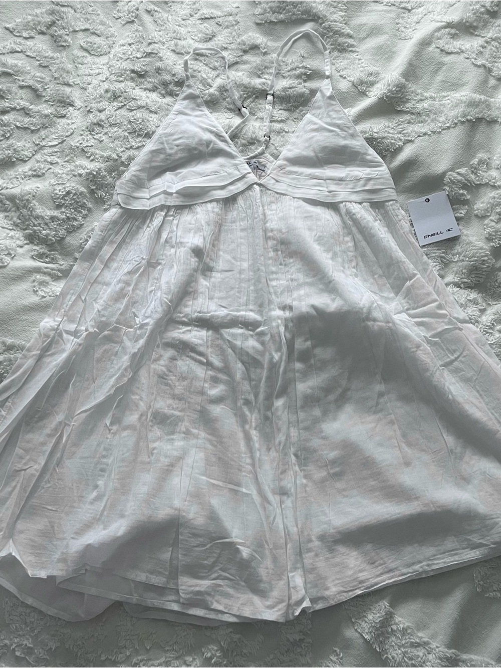 O'Neill White Babydoll Summer Dress